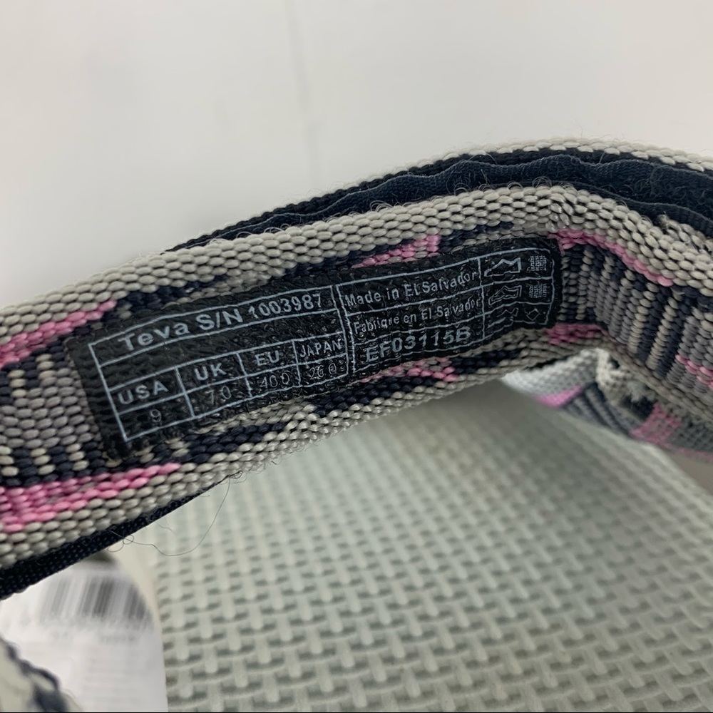 Teva Women's Sandals - Pink and Gray size 9 - Picture 4 of 4